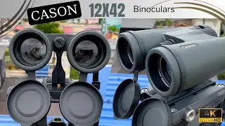 Cason 12X42 Ultra HD Binoculars  - Unboxing and Field test | How to use - Detailed Review