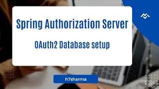 Spring Authorization Server: Oauth2 Database Setup