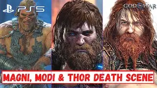 Magni, Modi & Thor Death Scene - God of War
