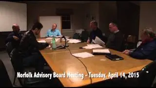 Norfolk Advisory Board Meeting - Tuesday, April 14, 2015