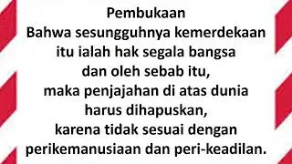 Preamble to the 1945 Constitution of the Republic of Indonesia #Constitution #1945Constitution #C...