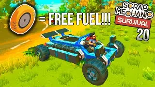BEARING POWERED CAR!! | Scrap Mechanic Survival Gameplay/Let's Play E20