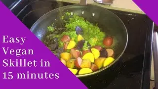 Easy Vegan skillet In 15 Minutes/All Things Adree