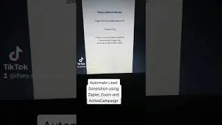 How to Automate Lead Generation Using Zapier, Zoom and ActiveCampaign