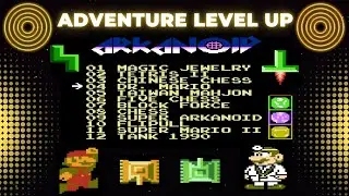 NES 12 in 1 Gameplay : Classic Retro Games Collection