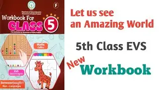 LET US SEE AN AMAZING WORLD 5th Class EVS workbook //worksheets//