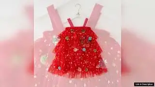 Girls Xmas Tree Costume Tutu Dress Princess School Christmas Party Fancy Dress Review