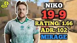 CS2 POV | NIKO (19-9) FACEIT RANKED (MIRAGE) | VOICE COMMS
