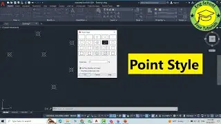 Как изменить стиль точки в AutoCAD
