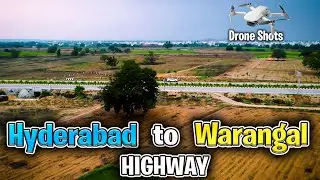 Hyderabad to Warangal Highway Drone View || 4K UHD Drone Video || Aerial View || Travel Diaries