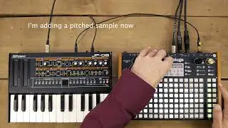 Synthstrom Deluge & Roland JP-08 - Beat From Scratch