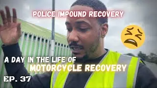 SMASHED UP MV Agusta - POLICE IMPOUND RECOVERY -  - Motorcycle Recovery & Transport VLOG
