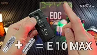 В &times; 2 раза ЛУЧШЕ!  ЯРЧЕ!  МОЩНЕЕ! / EDC RovyVon E10 MAX