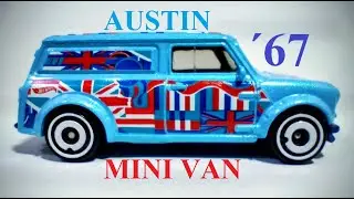 1967 Austin Mini Van / Fourgonnette Hot Wheels #mini #austin #hotwheels #van #artcars #mattel