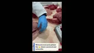 Skillful Meat Cutting  #ASMR #soothing #satisfying  #amazing #butcher