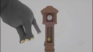 Dreams™hickory dickory dock elephant clock