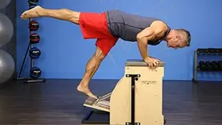 Single-Leg Push-Up on the Stability Chair