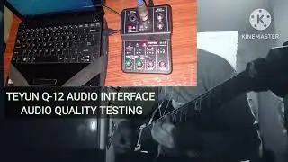 Teyun Q-12 Audio Interface/Audio Quality Testing (Very nice cheap audio interface)
