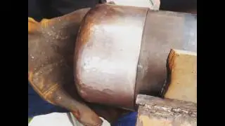 How to hand-hammer a copper pot - Amoretti Brothers Factory Visit
