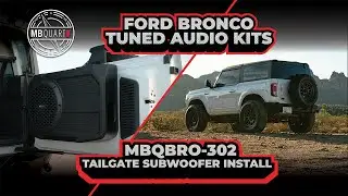 Видео по установке сабвуфера MB Quart MBQBRO-302 Ford Bronco мощностью 400 Вт с 12-дюймовым крепл...