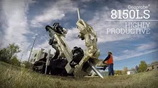 Geoprobe&reg; 8150LS Sonic Rig Features - Rod Handling System