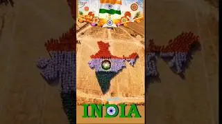 Republic Day Special 🇮🇳 Indian Map Formation March | Jai Ho | 26 January Short |Saluting India 🇮🇳✨ |