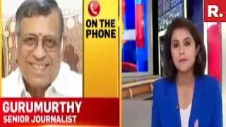 Senior Journalist Gurumurthy Reacts On Congress Manhandling Republic TV