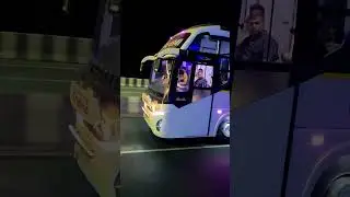 The bus is next level edit but road is water #shorts #automobile #travel #tranding ##love