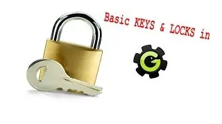 THE BEST WAY to do basic KEYS & LOCKS in Game Maker
