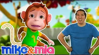 The Monkey Lost its Tail | Sign Language for Kids | Mike and Mia - Nursery Rhymes ASL