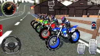 Motor Dirt Bike Racing Simulator 2025 - Extreme Off-Road Bike Stunts 3D #2 - Android / IOS Gameplay
