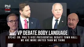 VP Debate Body Language | Vice-Presidential Debate Town Hall | Phil in the Blanks