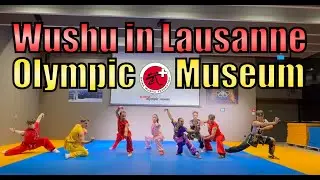 ➡️ Wushu Performance in the Olympic Museum Lausanne #sports #olympics #wushu #show #switzerland