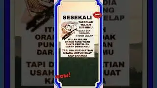 Suami mati Matian usaha buat istri bahagia #shorts