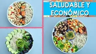 3 ALMUERZOS/CENAS ECONÓMICOS, SALUDABLES, Y VEGANOS MENOS DE $5 USD