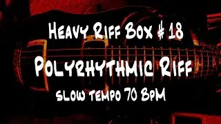 Polyrhythmic Metal Guitar Lesson #18 | slow tempo