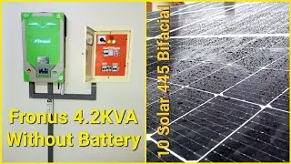 Fronus 4.2KVA Solar Project without Battery