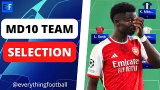 UCL FANTASY MATCHDAY 10 TEAM SELECTION | Champions League Fantasy Football Tips 2023/2024