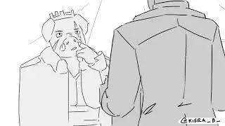 Dream SMP - Ranboo gives Techno an Axe [ANIMATIC]