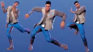 FINN STAR WARS Skin with All Dances & Emotes FORTNITE