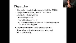 Steps of a Context Switch by CPU Dispatcher