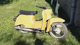 Starting 1983 Simson Schwalbe After 4 Years.
