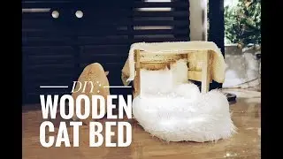 CHRISTMAS EDITION | DIY: WOODEN CAT BED |  AHMAYZINGLY MAYZMERIZING