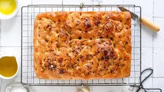 Super Easy No Knead Focaccia