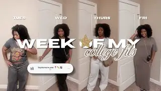 A WEEK OF OUTFITS | chit-chit, ootd, college fits, affordable fits + more | ChloeCaroline