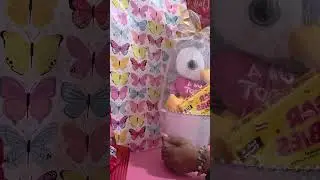 2 красные корзинки ко Дню святого Валентина ❤️❤️ И корзинка с совой «Ты просто прелесть» 🦉💝