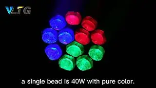 VLTG LED 12pcs 40w Zoom Wash Moving Head Light