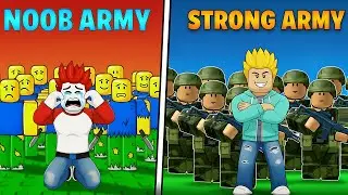 I Built the BIGGEST Army in Roblox ⚔️⚔️ Khaleel and Motu Gameplay