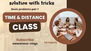 TIME&DISTANCE Basic Problems Interduction ||SSC,MTS,PC-SI,BANKS|| #subscribe #ssc #viralvideo&nbsp;#maths
