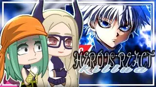 •|•|• ⚡ Heróis Reacting to Killua's Rap ⚡ •|•|•  {meu nome começa com Kill}  - (GC) [bnha] 7mnz